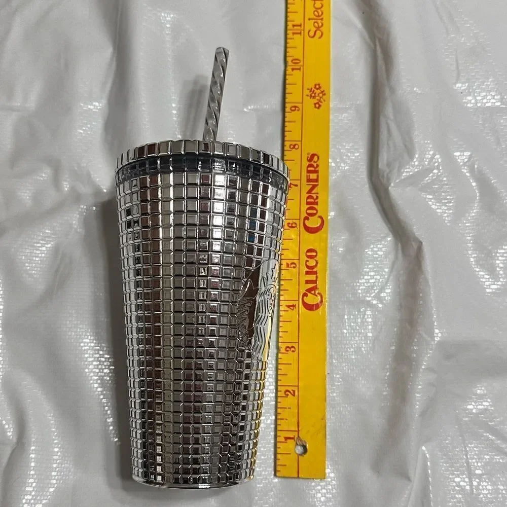 Starbucks 2020 Ltd Edition Silver Disco Ball 16oz Tumbler